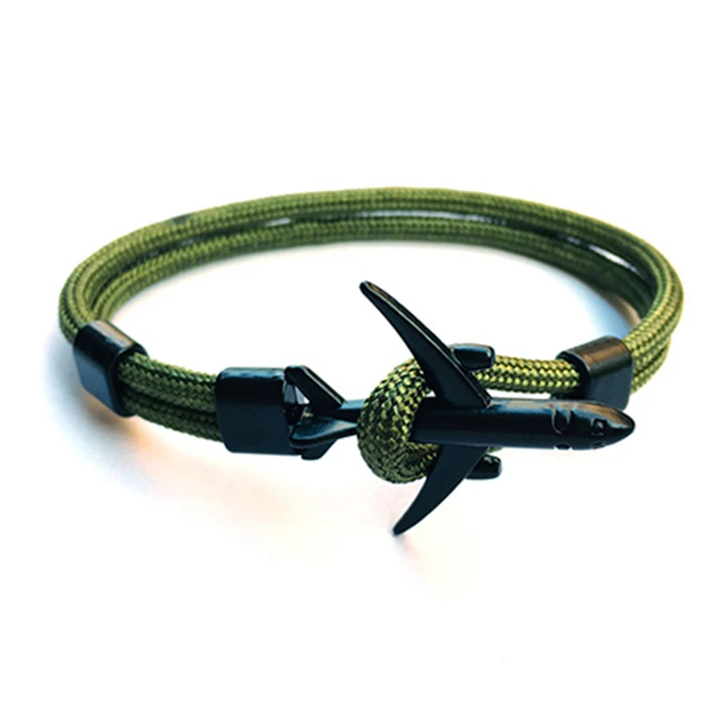 Мужской браслет с зонтиком Diffone модный креативный красной нитью легкий крючок