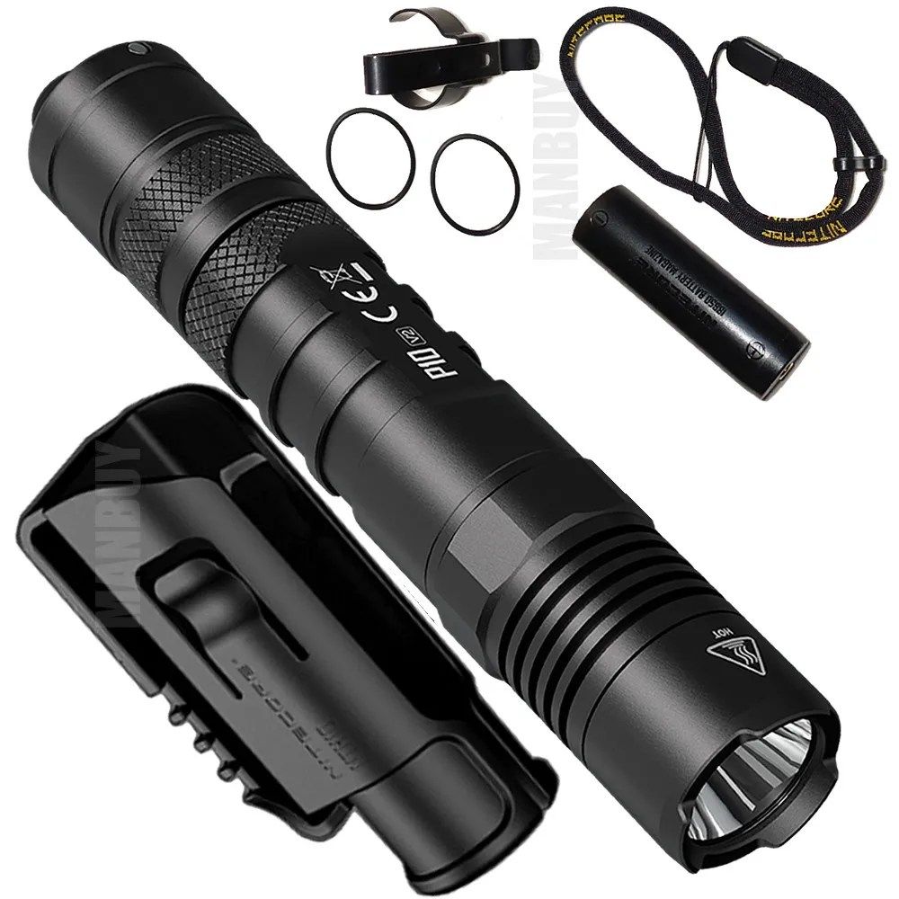 Тактический светодиодный фонарик NITECORE P10v2 CREE XP L2 V6 2021 Lms для кемпинга охоты