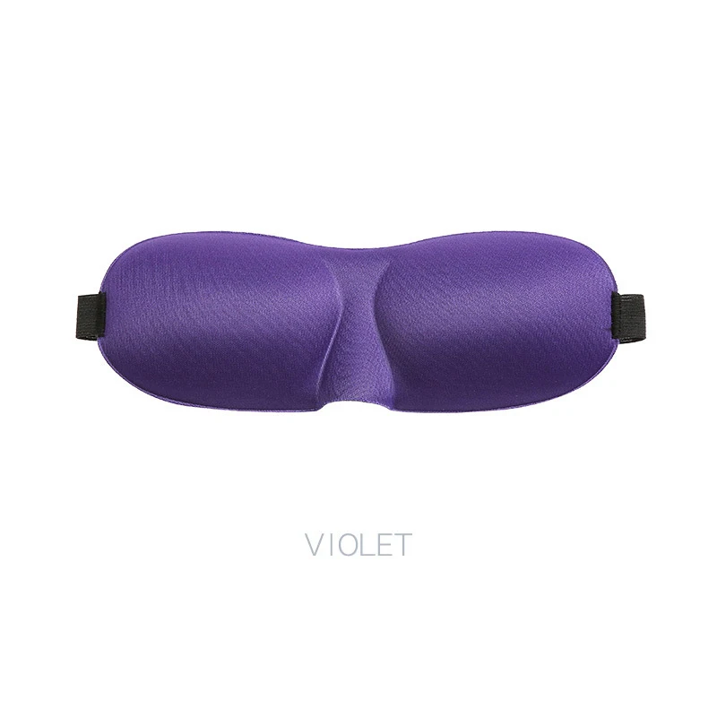 Violet Новая Обновленная 3D маска для сна, маска для сна, хорошее затенение, стерео покрытие для глаз, повязка для глаз, повязка на глаза, повязка на глаза - Цвет: Violet