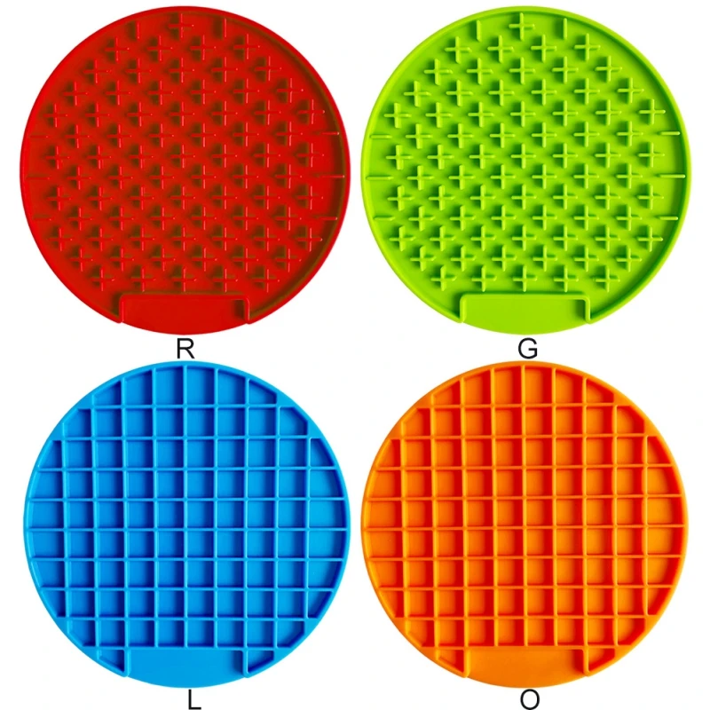 Портативный коврик для собаки чашка чаша переносная тарелка медленный питатель
