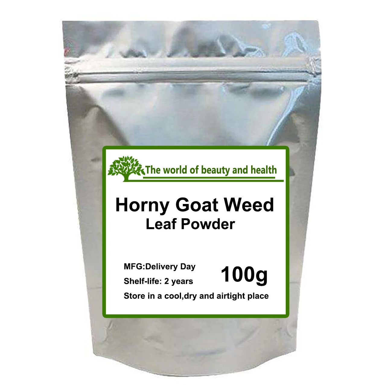 ธรรมชาติ Horny Goat Weed Leaf Powder ราคาดี Epimedium