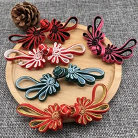 10 pairs chinese closure buttons knot cheongsam accessories flower button for diy apparel sewing fabric buttons decorative
