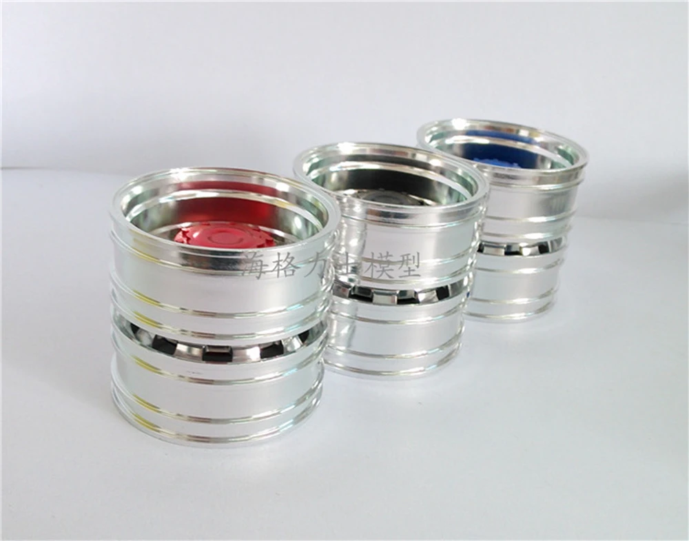 Радиоуправляемый грузовик алюминиевые двойные шины задние колеса/обода для 1/14