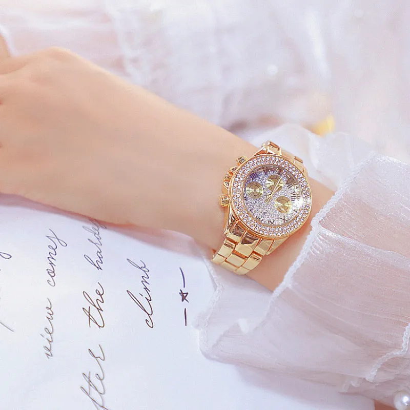 Часы женские кварцевые из нержавеющей стали с циферблатом 35 мм | Наручные часы