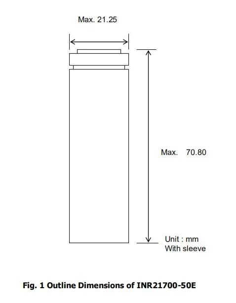 samsung INR21700-50E 3,7 v 14.7A 5000Mah 21700 литий-ионный аккумулятор