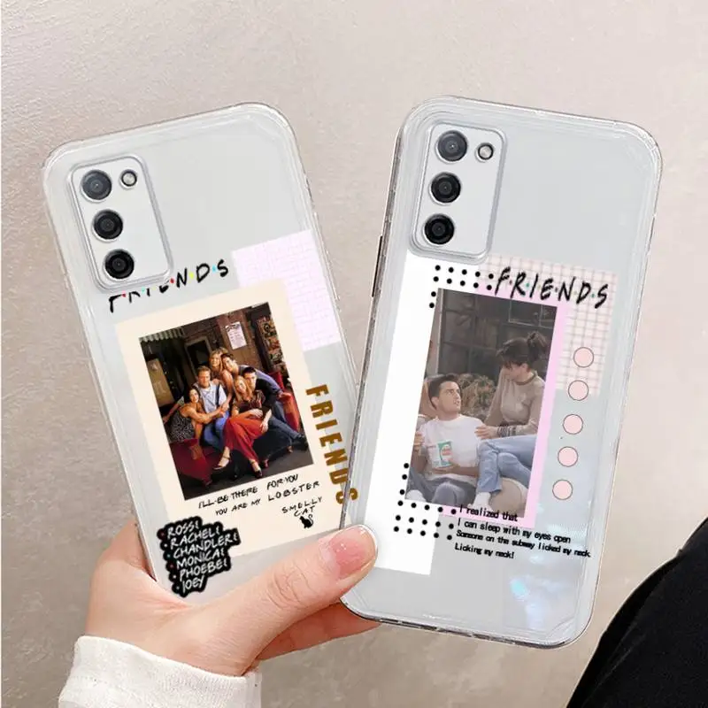 

friends TV Phone Case For Xiaomi Mi 11 Ultra Lite 10 Redmi Note 9 8 7 9a K30S K40 Pro Transparent Coque