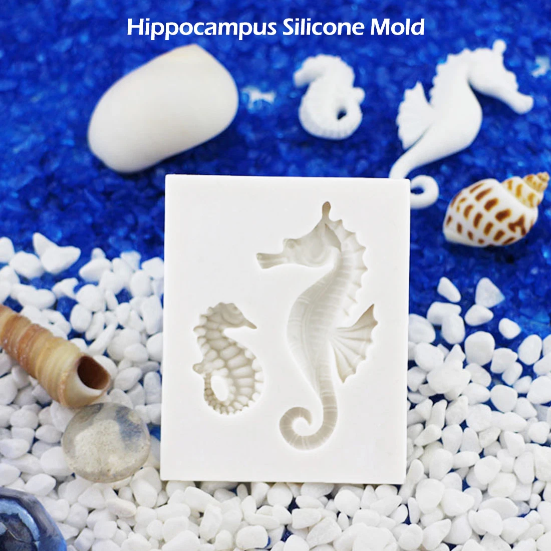 

Cake Chocolate Fondant Tool 1pcs Sea Horse Seahorse Cake Mould Silicone Mold DIY Cake Decoration Tools Kitchen Baking Bakeware