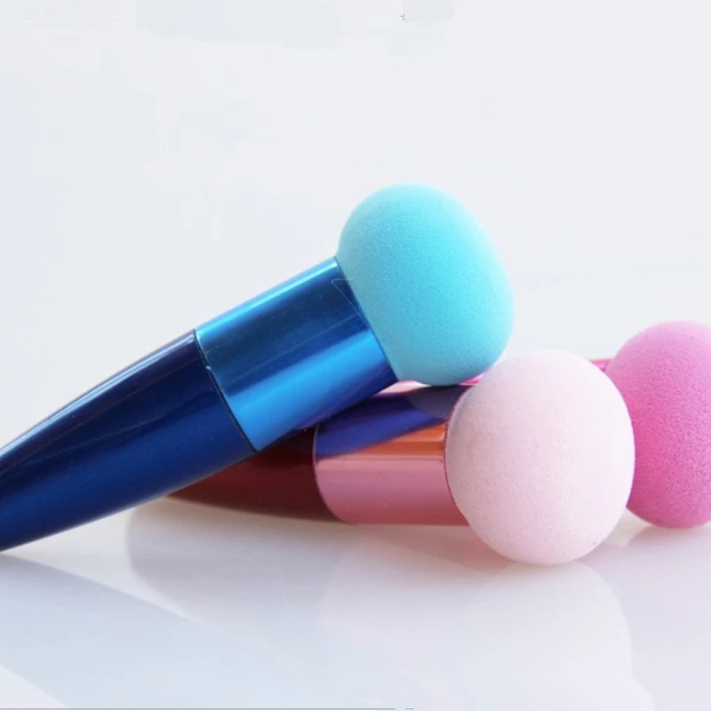 

1PC Women Mushroom Head Foundation Powder Sponge Beauty Cosmetic Puff Face Makeup Brushes Tools with Handle