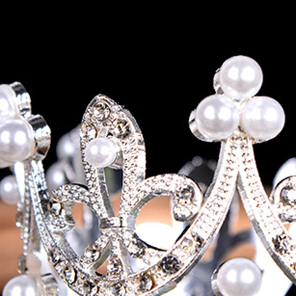 Украшение для торта из искусственного жемчуга мини-корона | Дом и сад