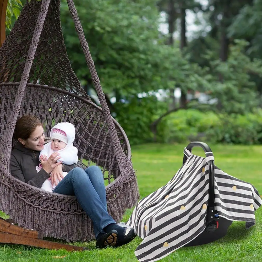 2019 теплый Carseat навесной чехол для кормления дышащий детский автомобиль хлопок