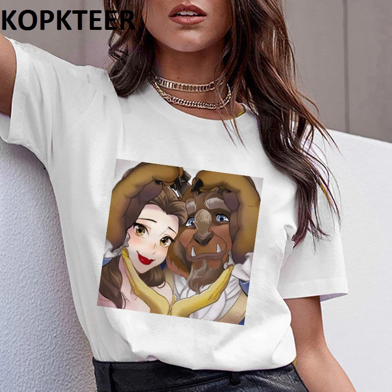 13White Женская одежда, футболка, Femme, Harajuku, футболка, принцесса, рисунок, графический Рисунок, футболки, уличная одежда, топы, корейский стиль, Винтаж, Camiseta Mujer - Цвет: 13White