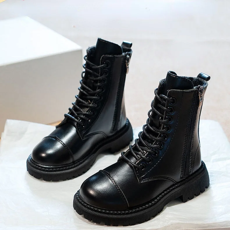 

Girls Fashion Boots Single Boots Childrens Boots British Style Short Boots Girls Winter Four Seasons Kids Shoes Girls Boots