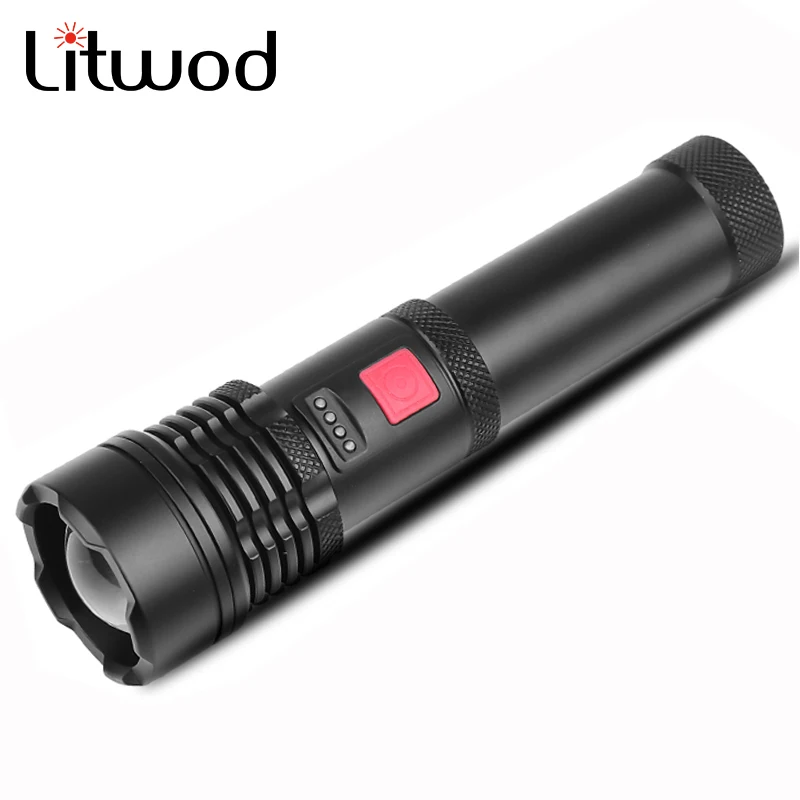 

XHP50.2 светодиодный фонарик Встроенный 18650 аккумулятор Usb Перезаряжаемый масштабируемый фонарь 2 в 1 Головной фонарь лампа жесткие лампы велос...