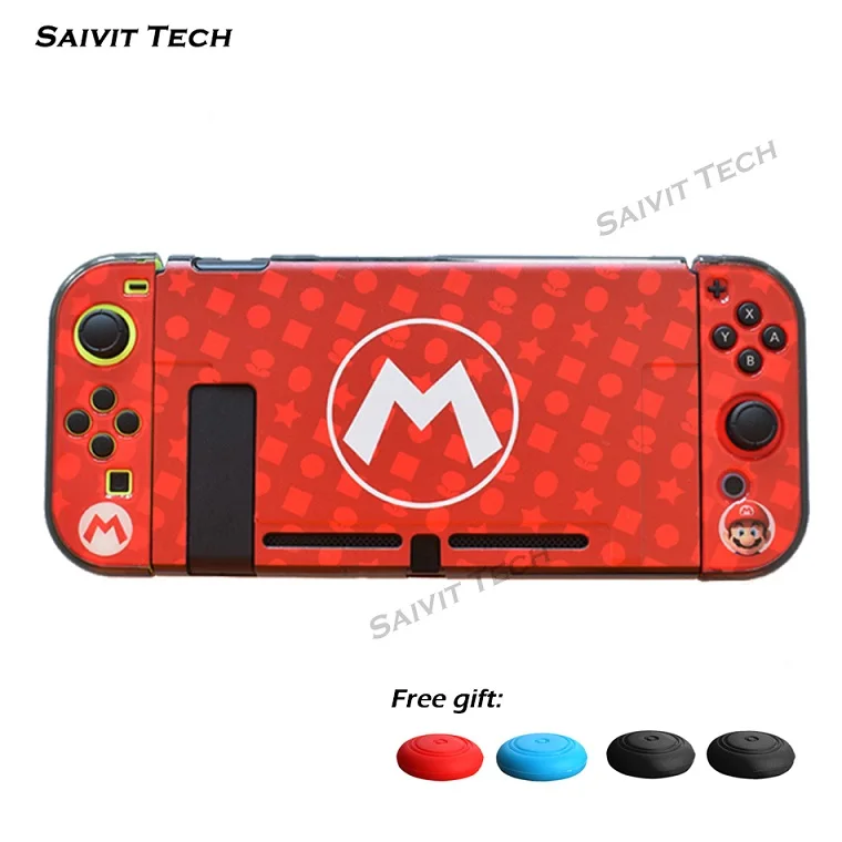 B Жесткий чехол для nintendo switch из поликарбоната, сумка для переноски и защитная пленка для экрана, цветная оболочка для nintendo Switch - Цвет: B