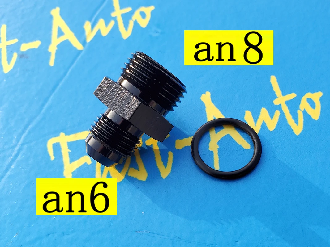 Мужской 8AN ORB ( AN8 AN 8) к мужскому адаптеру an6 с уплотнительным кольцом|an 8|an6 to an6adapter