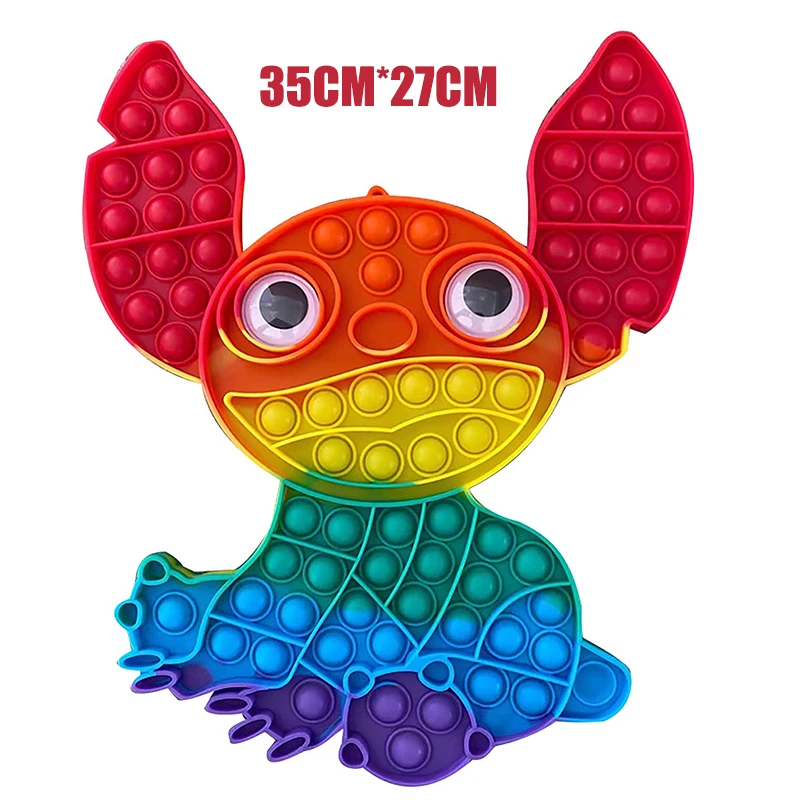 Popete большой размер 20 см 40 Радужный Пузырь Игрушки для взрослых игрушка снятия
