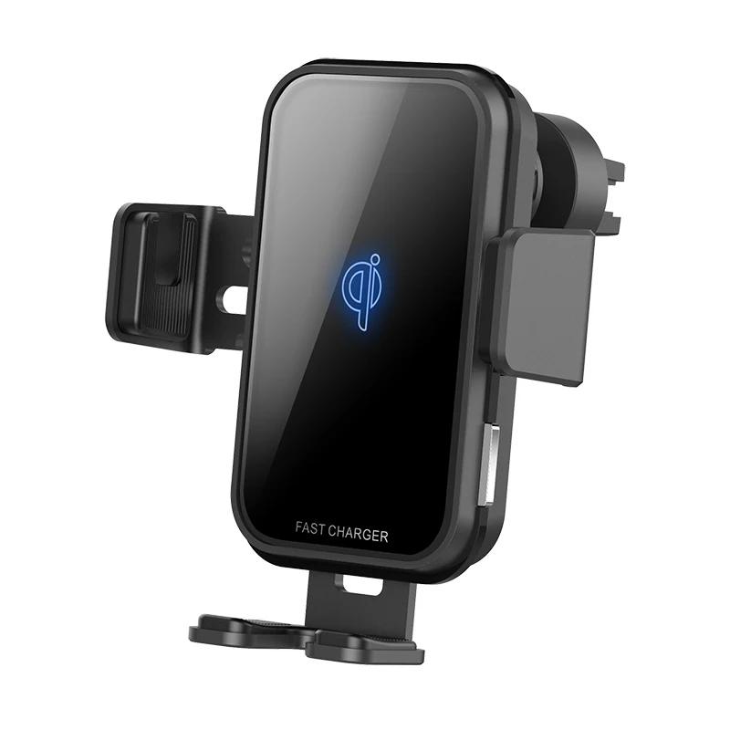 Mirror Only Airvent 2 в 1 Быстрое беспроводное автомобильное зарядное устройство для Iphone XS samsung S10 QI 10 Вт Беспроводное зарядное устройство для автомобиля вентиляционное отверстие Dashbord держатель мобильного телефона - Цвет: Mirror Only Airvent