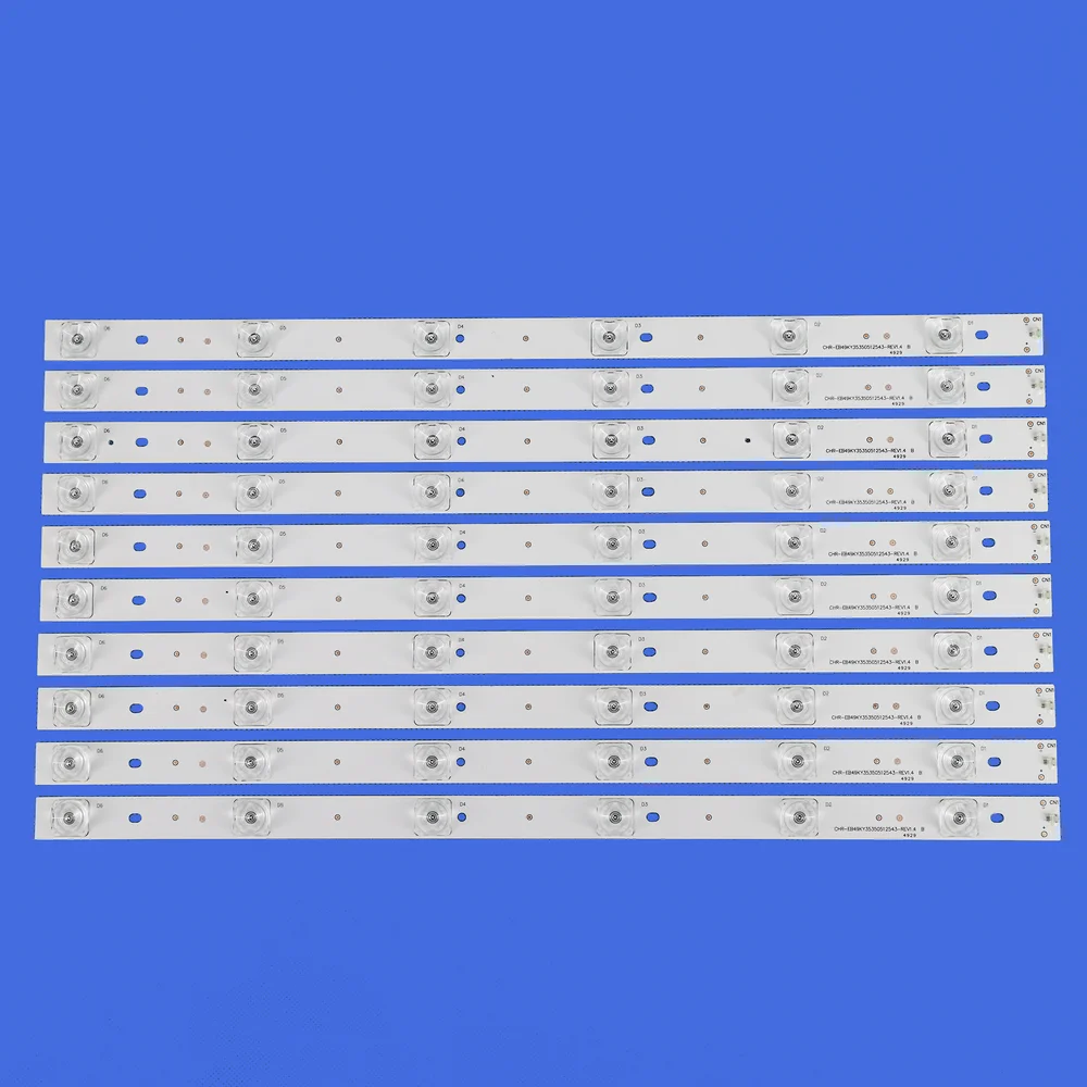 100% Brand new 10pcs 470mm LED Lamp strip TV backlight bar for KKTV Konka K49J K49 U49 type CRH-EB49KY35350512543-REV1.4 | Лампы и