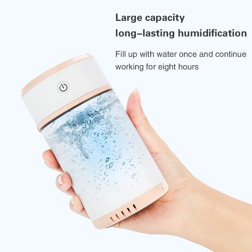 Мини вытяжной дизайн увлажнитель воздуха с светодиодный свет Ультразвуковой