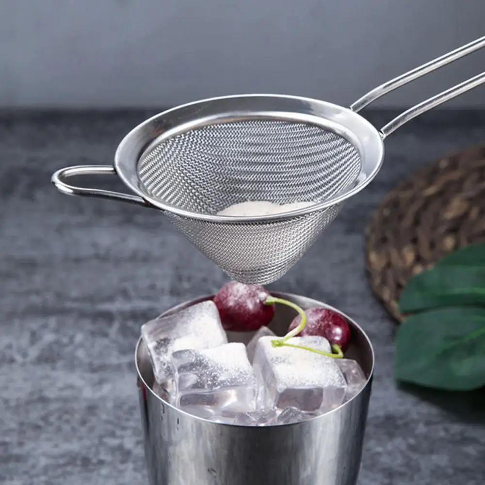 

Stainless Steel Conical Cocktails Sieve Fine Mesh Strainer Barware Bar Tool