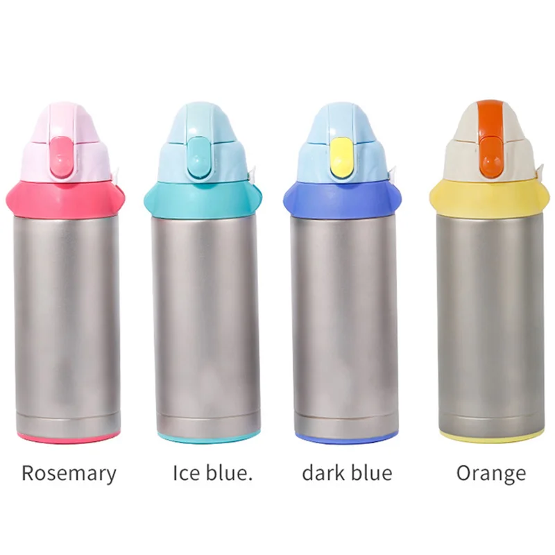 Титановая вакуумная 600 мл детская портативная бутылка для воды Детская фляжка