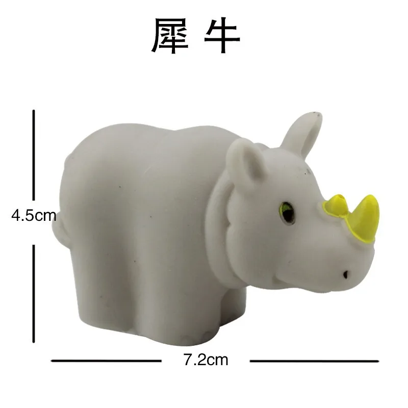 

1pc Cute Animals Swimming Water Toys Colorful Soft Rubber Float Squeeze Duck Sound Squeaky Bathing Toy For Baby Bath Toys