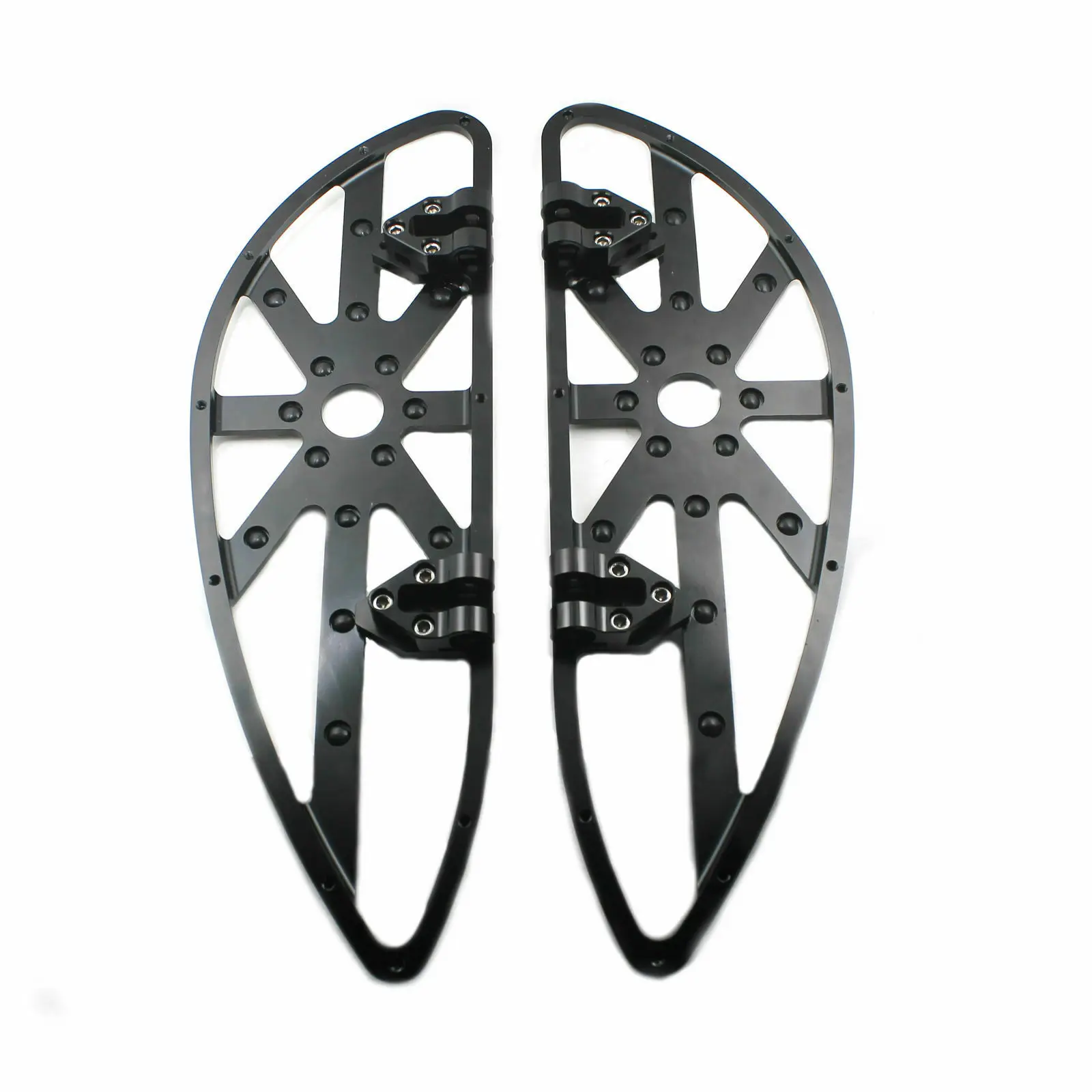 

Driver &Passenger Foot Pegs Pedal Floorboard For Harley Road King FLST FLSTF New