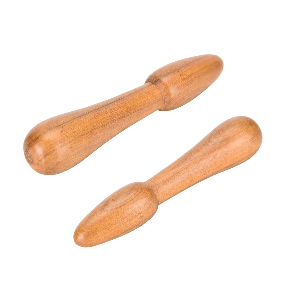 

Wooden Natural Sandalwood Point Massage Meridiarns Wool Health Foot Care Massager