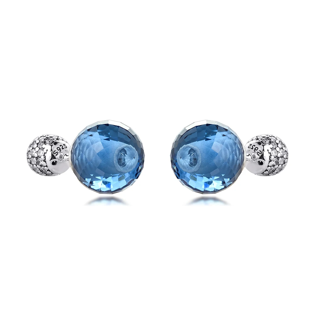 

Shimmering Stud Earring 100% 925 Sterling-Silver-Jewelry Free Shipping