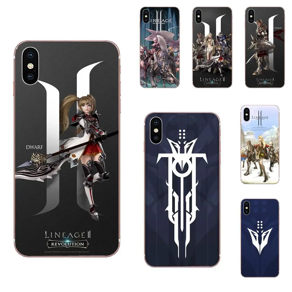 Игровой Lineage 2 Revolution для Apple IPhone X XS Max XR 4 4s 5 5C 5S SE 6 6S 7 8 Plus мягкие прозрачные