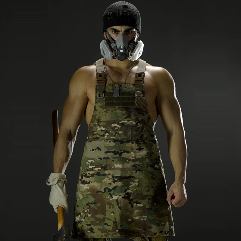Бренд Mege тактический Камуфляжный Рабочий Фартук военная форма тактическая