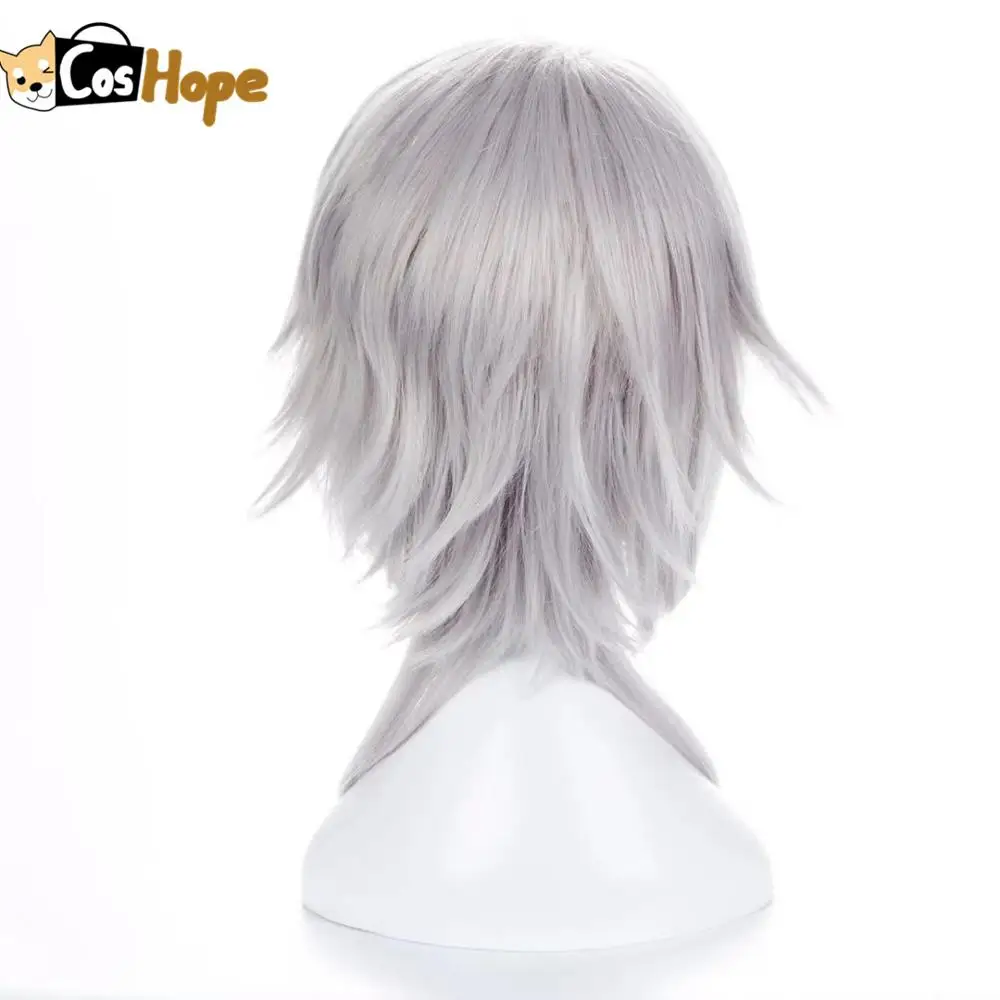 Touken Ranbu Cosplay Tsurumaru Kuninaga Men Silver Wig Anime Heat Resistant Synthetic Wigs |