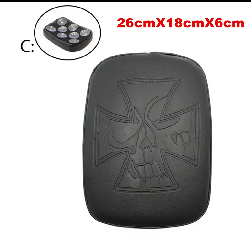 Высококачественная Черная Кожаная подушка на сиденье для мотоцикла Весенняя Harley