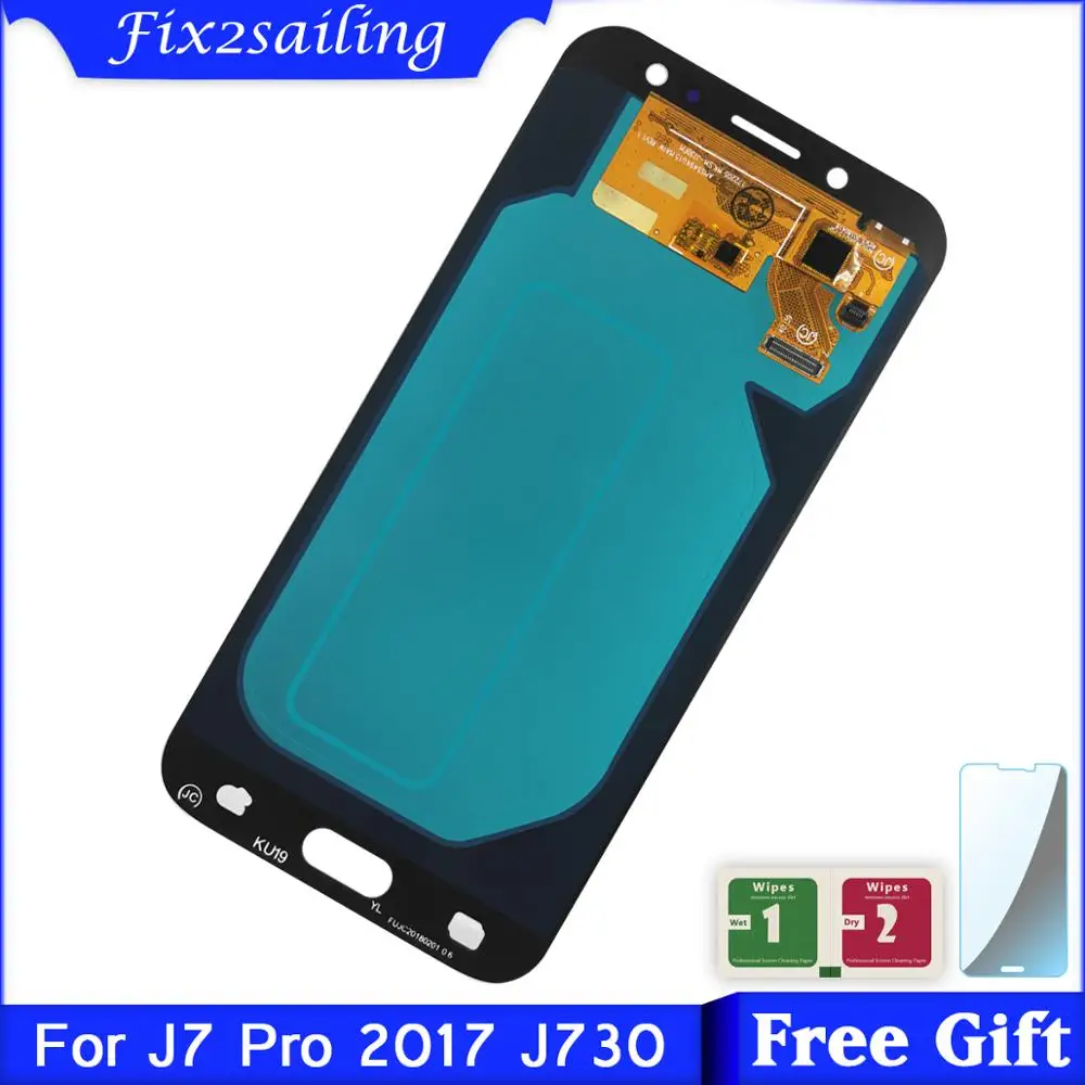 100% протестированный ЖК дисплей SUPER AMOLED для Samsung Galaxy J730 J730F J7 Pro 2017 сенсорный экран