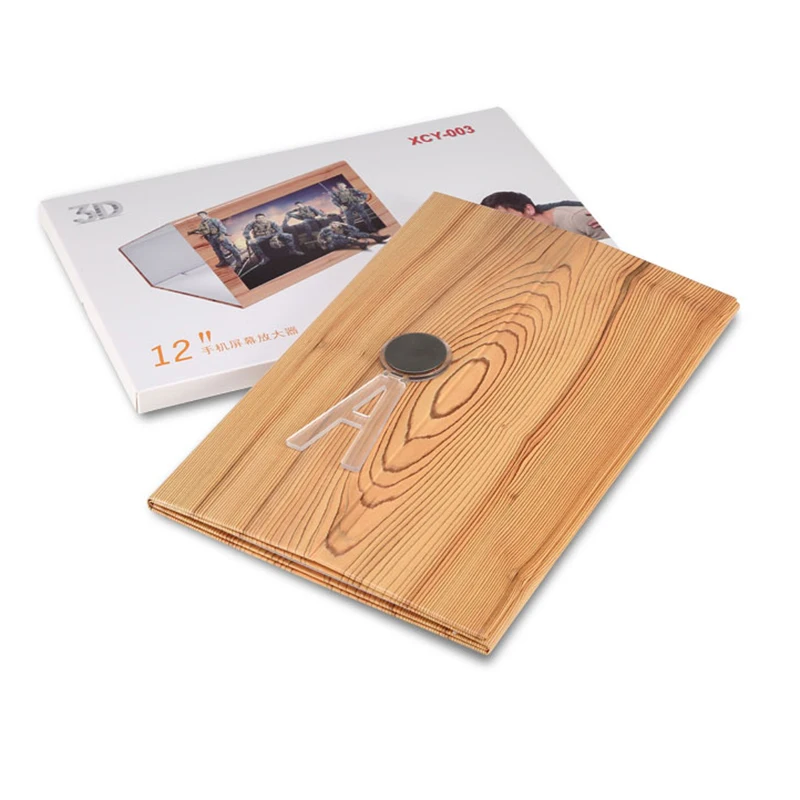 Новый складной усилитель экрана мобильного телефона 12 дюймов 3D HD экран Стенд