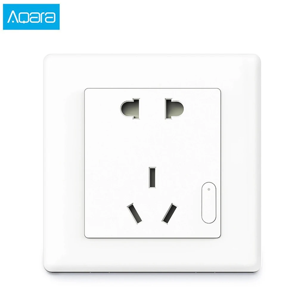 Модернизированная умная настенная розетка Aqara функция выключателя времени