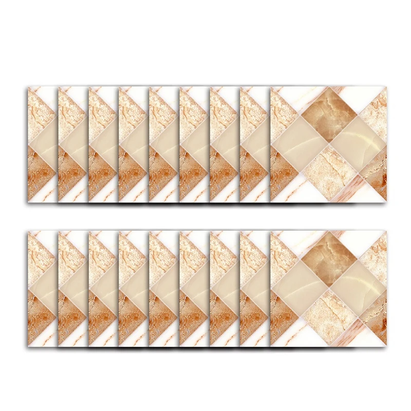 Горячее предложение 18 шт. самоклеющиеся наклейки для мозаичной плитки кухонные