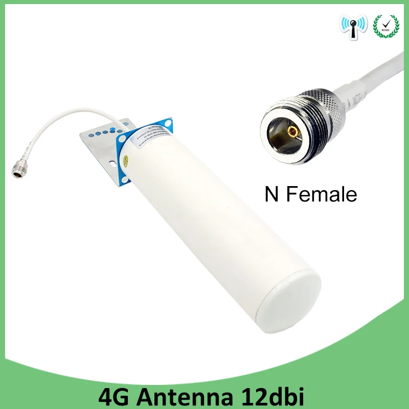 Наружная 4G LTE Антенна 600-2700 МГц 12dbi Omni внешний N-разъем ретранслятор антенна