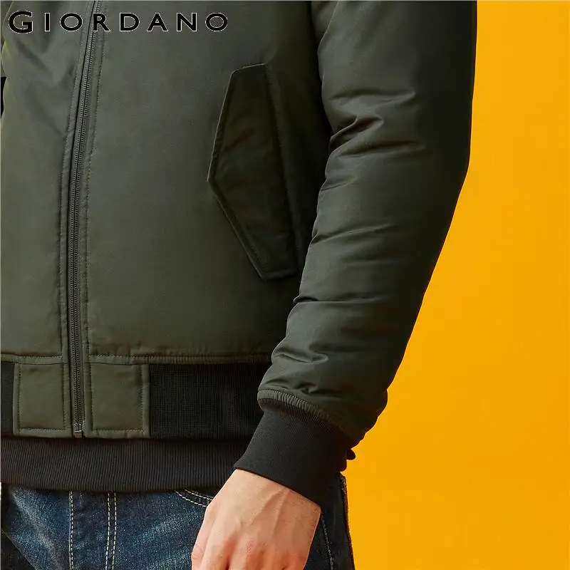 Giordano мужская куртка с длинными рукавами имеется два варианта окраса данной
