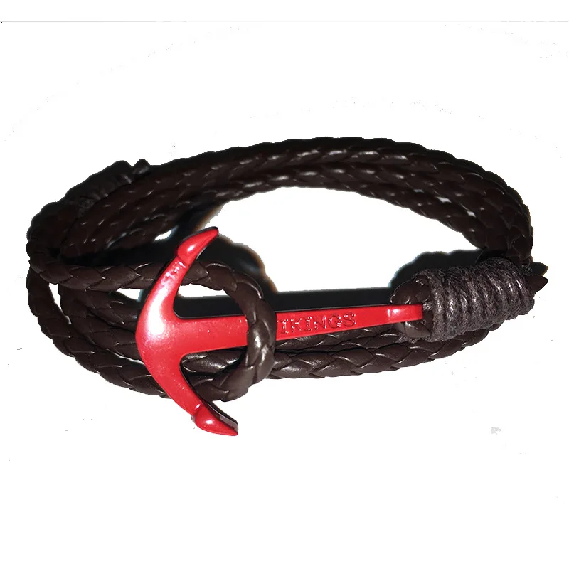 Модный трендовый браслет CUTEECO для мужчин и женщин нейлоновая веревка темно-синий