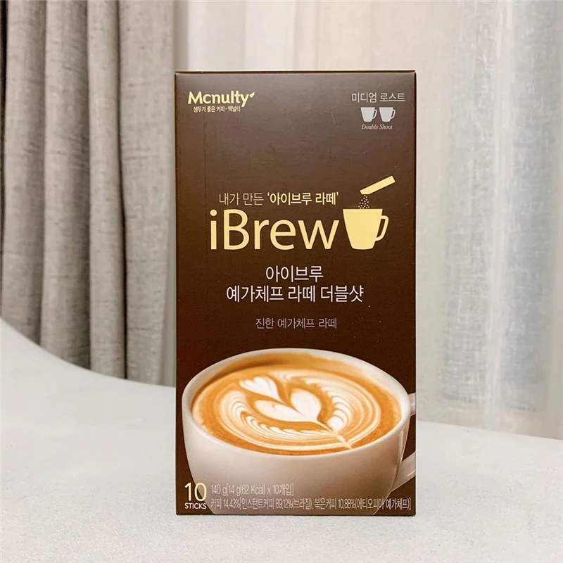 

Free shipping Hooca McNulty Original Flavor Double Yirgacheffe Sugar-Free Low-Khaki Instant Latte