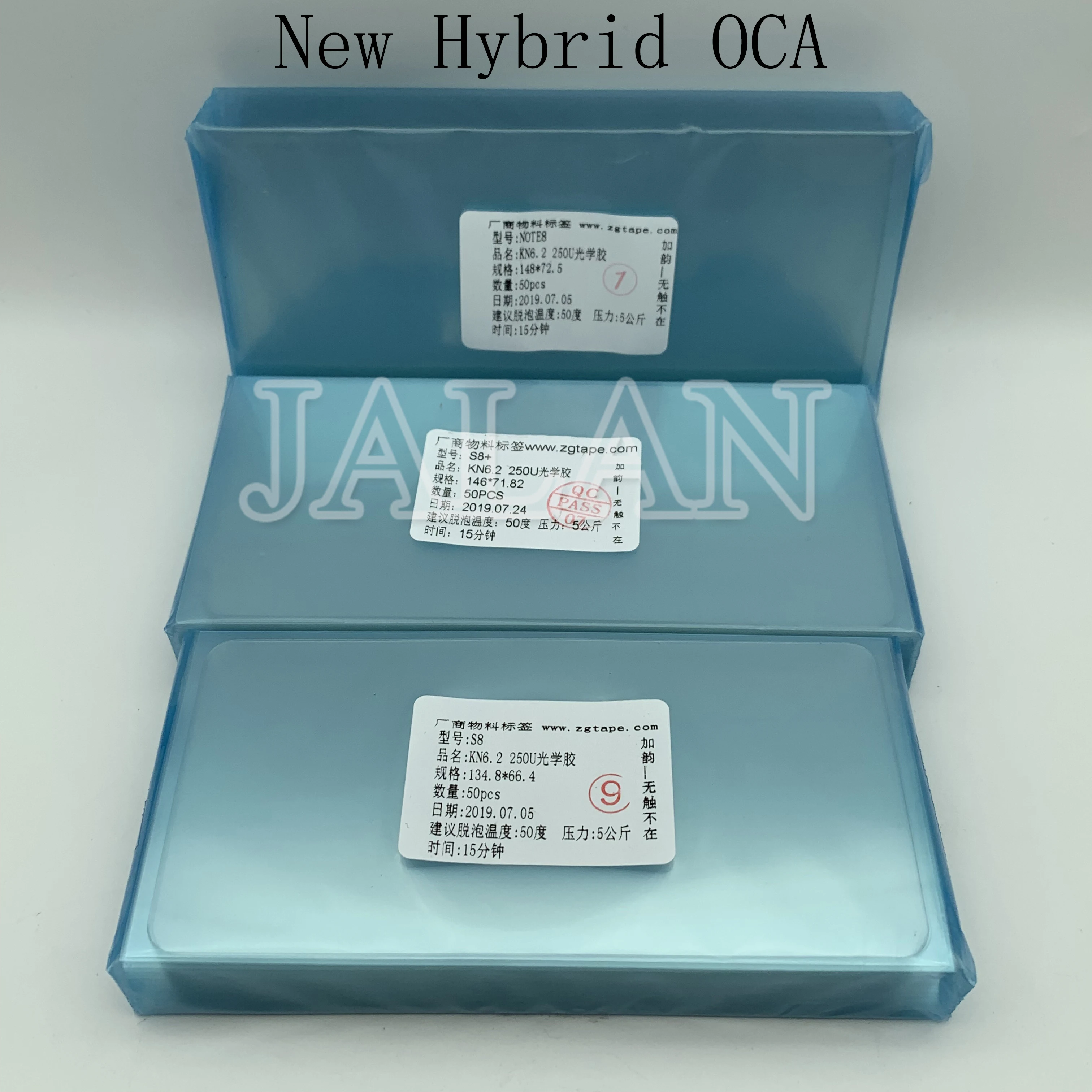 125 мкм Гибридный OCA клей для samsung S6 edge to s9 plus iphone X lcd OCA ремонт samsung all edge kawin KN 6,2 мкФ гибридная OCA пленка