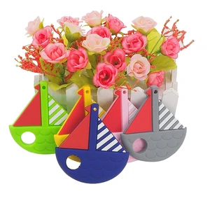 Прорезыватель для зубов Chenkai, силиконовый, не содержит бисфенола А, жевательный успокоитель, для самостоятельного изготовления детского ожерелья, прорезывание зубов игрушек, 5 шт.