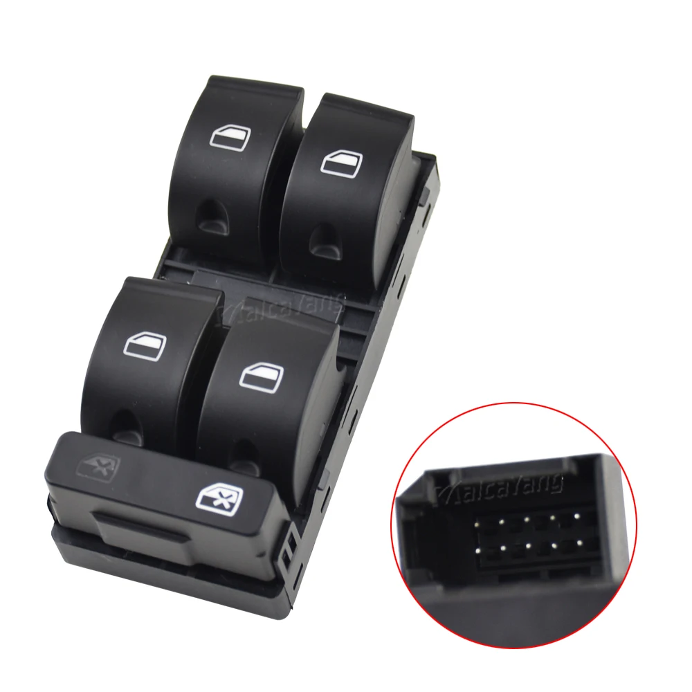 Кнопка переключения стеклоподъемника Hiqh для AUDI A4 S4 B6 2003- B7 SEAT Exeo 8E0959851B |