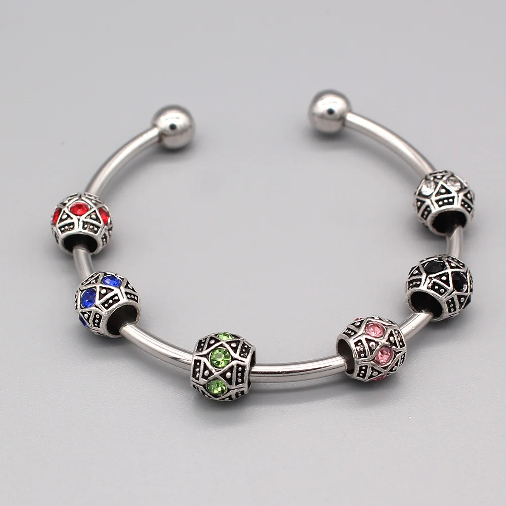 Hapiship уникальная цветная змеиная цепь подвески бусы браслет браслеты омары