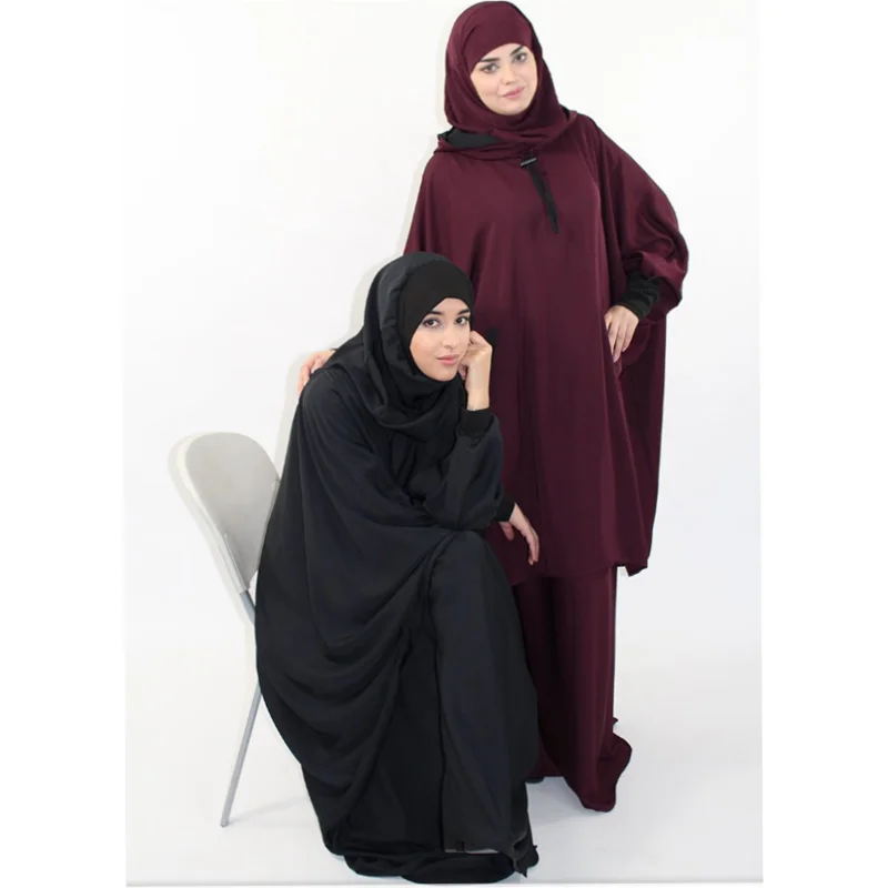 ИД с капюшоном мусульманский женский хиджаб платье молитва одежды джилбаба Абая с длинным жен полное покрытие Рамадан платье мусульманска...