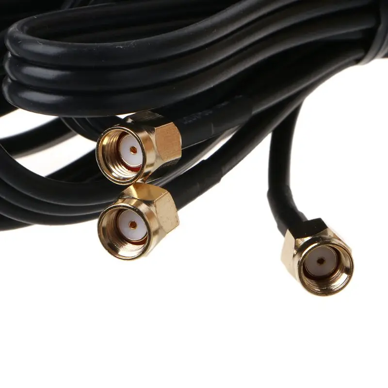 

WiFi Antenna RP-SMA Dual Band 2.4GHz 5.8GHz Magnetic Base for Wireless Router Gateway PCI Express Net-work Cards Adapter