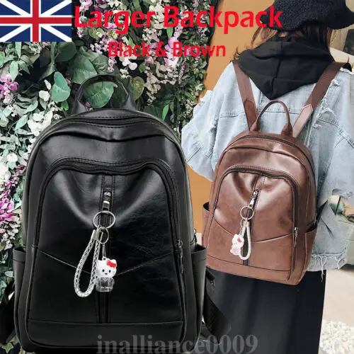 Модный женский рюкзак из натуральной кожи с защитой от кражи школьная сумка