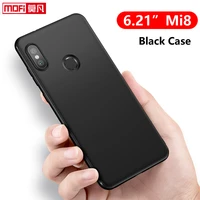 matte case for xiaomi mi8 case mi 8 cover tpu silicon black soft mofi original ultra thin back fundas protective xiaomi 8 case