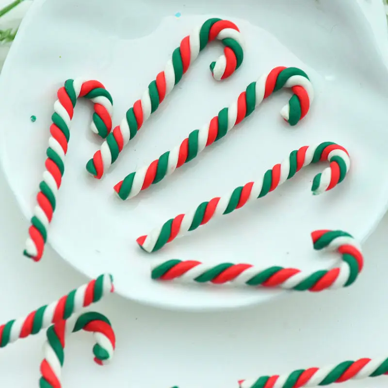 3x37 мм Полимерная глина витая Рождественская Конфетница рождественские